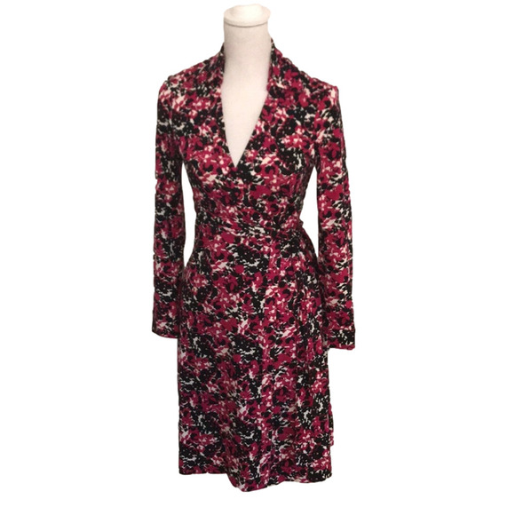 Diane von Furstenberg Wrap Dress Pink Size 4 - Picture 1 of 2